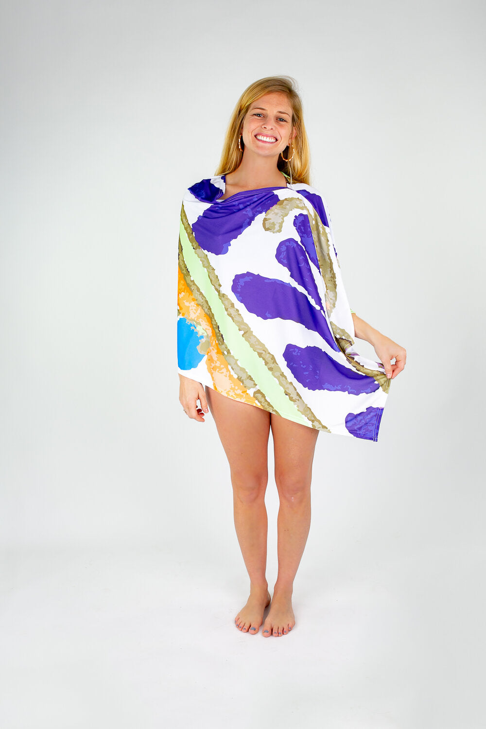 Mexican Sunset Party Poncho