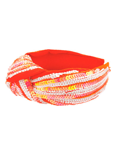 Stripe Sequin Headband