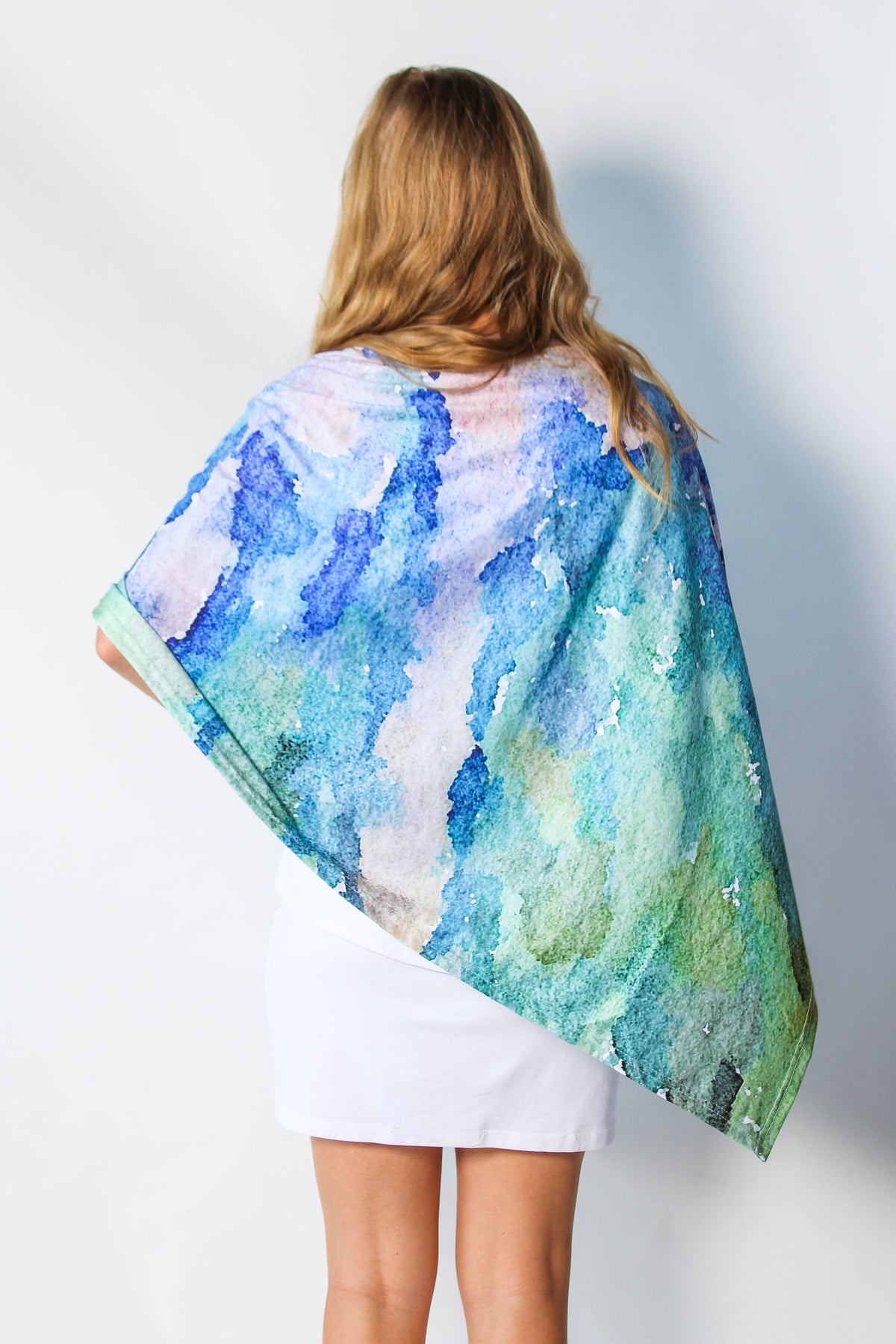 Sea Splatter Party Poncho