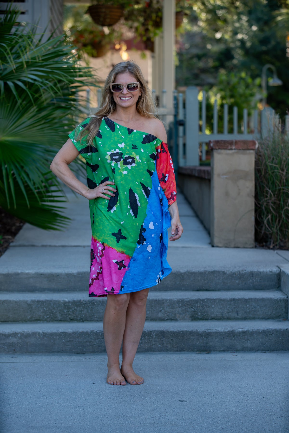 Beachy Bandana Mini Coastal Caftan