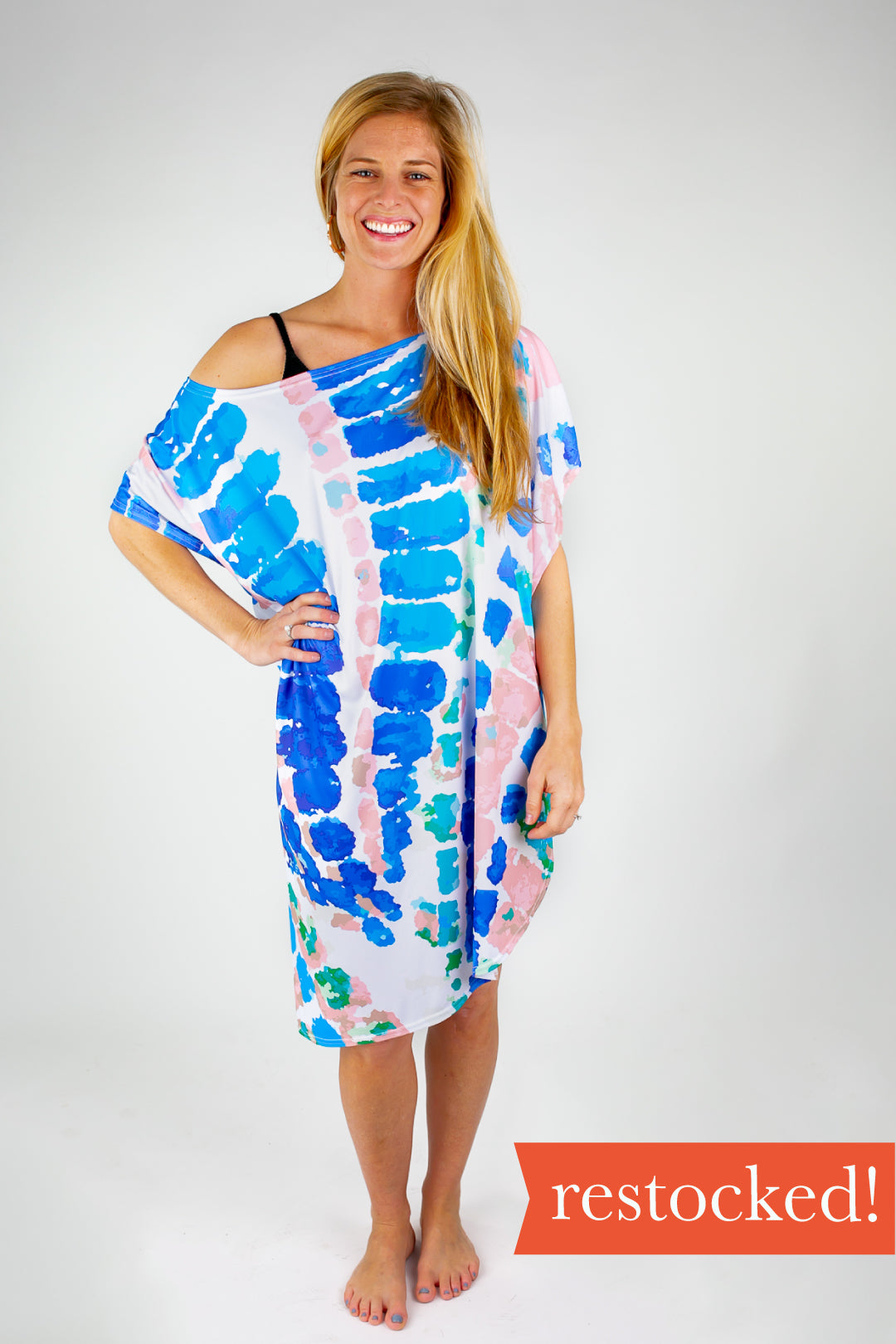 Playa Paisleys Mini Coastal Caftan