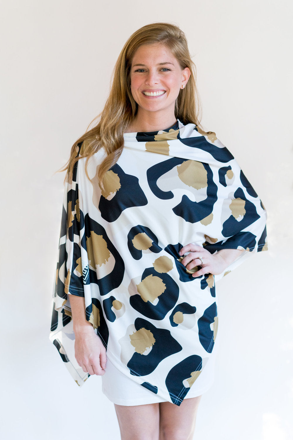 Gold Gameday Cheetah Poncho - ZAGS Gold Gameday Cheetah Poncho - ZAGS