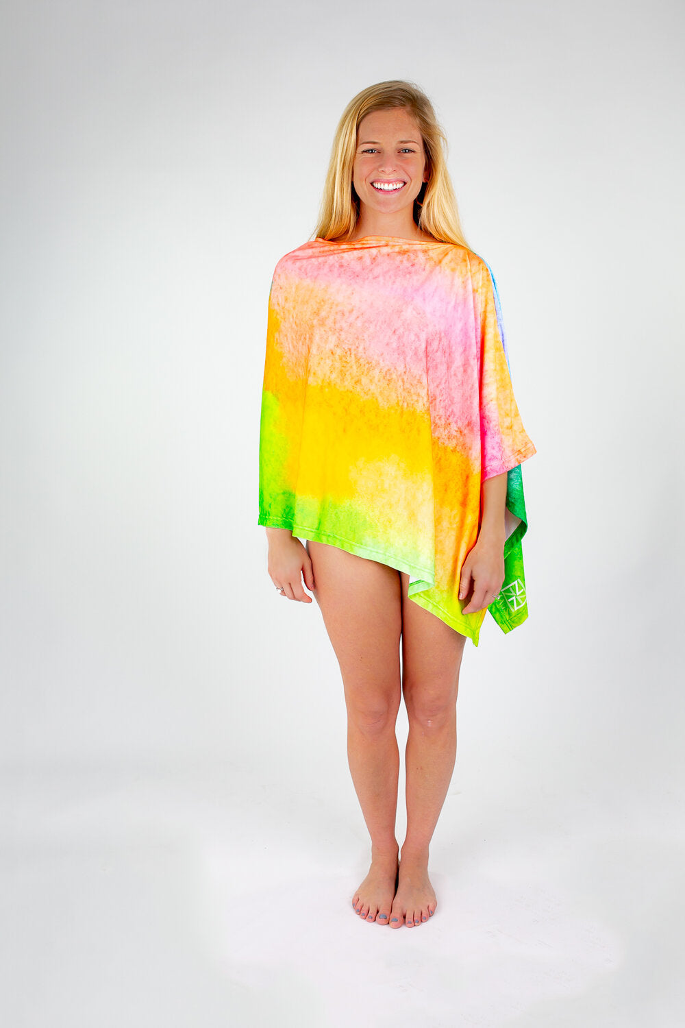 Watercolor Perfection Party Poncho