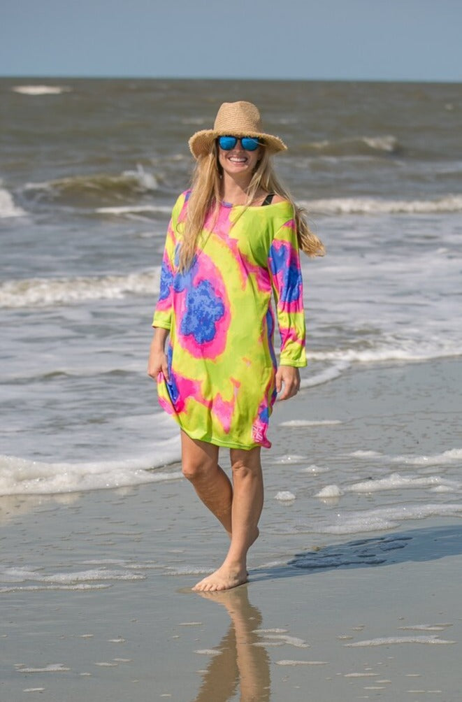 Neon Niceness Dock Dress - ZAGS Neon Niceness Dock Dress - ZAGS
